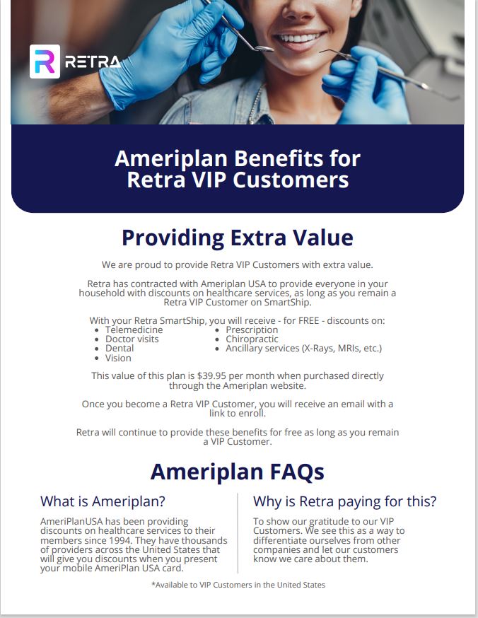 Ameriplan USA Free Benefits Retra